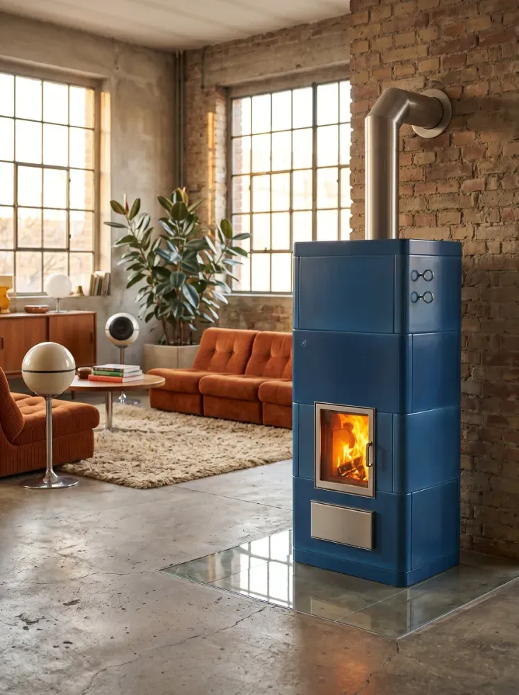 Tigchel Speicherofen 4DS in Blau